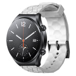 Cinturino per orologio in silicone tinta unita con motivo a calcio da 22 mm, For Xiaomi MI Watch S1, For Xiaomi MI Watch S1 Pro