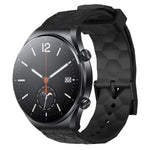 Cinturino per orologio in silicone tinta unita con motivo a calcio da 22 mm, For Xiaomi MI Watch S1, For Xiaomi MI Watch S1 Pro