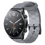 Cinturino per orologio in silicone tinta unita con motivo a calcio da 22 mm, For Xiaomi MI Watch S1, For Xiaomi MI Watch S1 Pro