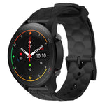 Cinturino per orologio in silicone tinta unita con motivo a calcio da 22 mm, For Xiaomi MI Watch S1, For Xiaomi MI Watch S1 Pro