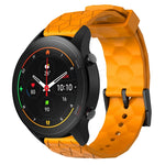 Cinturino per orologio in silicone tinta unita con motivo a calcio da 22 mm, For Xiaomi MI Watch S1, For Xiaomi MI Watch S1 Pro