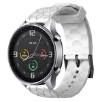 Cinturino per orologio in silicone tinta unita con motivo a calcio da 22 mm, For Xiaomi MI Watch Color