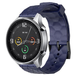 Cinturino per orologio in silicone tinta unita con motivo a calcio da 22 mm, For Xiaomi MI Watch Color