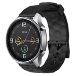 Cinturino per orologio in silicone tinta unita con motivo a calcio da 22 mm, For Xiaomi MI Watch Color