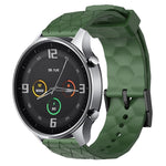Cinturino per orologio in silicone tinta unita con motivo a calcio da 22 mm, For Xiaomi MI Watch Color