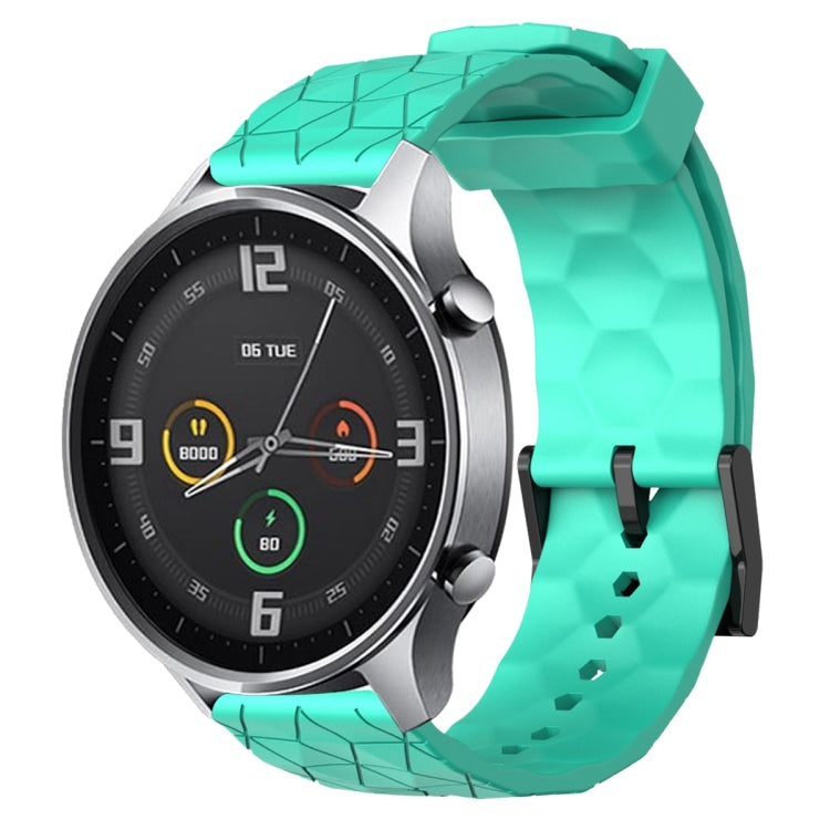 Cinturino per orologio in silicone tinta unita con motivo a calcio da 22 mm, For Xiaomi MI Watch Color