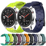 Cinturino per orologio in silicone tinta unita con motivo a calcio da 22 mm, For Amazfit GTR 4, For Amazfit GTR 3