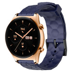 Cinturino per orologio in silicone tinta unita con motivo a calcio da 22 mm, For Honor Watch GS 3, For Honor Watch GS Pro