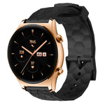 Cinturino per orologio in silicone tinta unita con motivo a calcio da 22 mm, For Honor Watch GS 3, For Honor Watch GS Pro