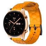 Cinturino per orologio in silicone tinta unita con motivo a calcio da 22 mm, For Honor Watch GS 3, For Honor Watch GS Pro