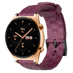 Cinturino per orologio in silicone tinta unita con motivo a calcio da 22 mm, For Honor Watch GS 3, For Honor Watch GS Pro