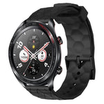 Cinturino per orologio in silicone tinta unita con motivo a calcio da 22 mm, For Honor Magic Watch 2 46mm, For Honor Watch Dream