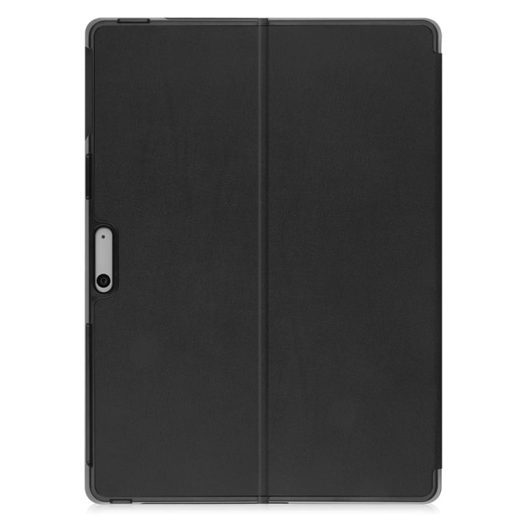 Per Microsoft Surface Pro 9 JUNSUNMAY Custer Custodia per tablet in pelle con supporto a 3 pieghe in tinta unita
