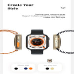 S8 Ultra Smart Watch con schermo a colori da 1,81 pollici, supporta il monitoraggio della frequenza cardiaca/monitoraggio della pressione sanguigna