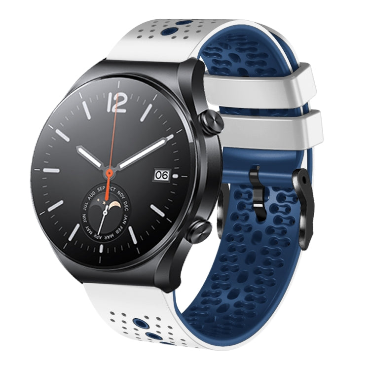 Cinturino silicone bicolore traforato 22mm per Xiaomi Watch S1