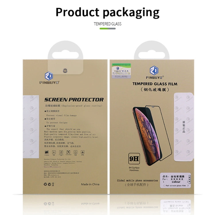 Pellicola in vetro temperato a schermo intero PINWUYO 9H 2.5D, For Samsung Galaxy S23 5G Unlocked, For Samsung Galaxy S23+ 5G Unlocked