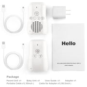 DBM-8 Wireless Audio Talk Back Baby Monitor bidirezionale, avviso sonoro interfono per neonati, DBM-8(US Plug), DBM-8(EU Plug), DBM-8(UK Plug), DBM-8(AU Plug)