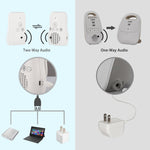 DBM-8 Baby Monitor Audio Wireless Bidirezionale 20m