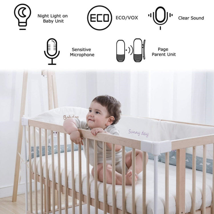 DBM-8 Baby Monitor Audio Wireless Bidirezionale 20m