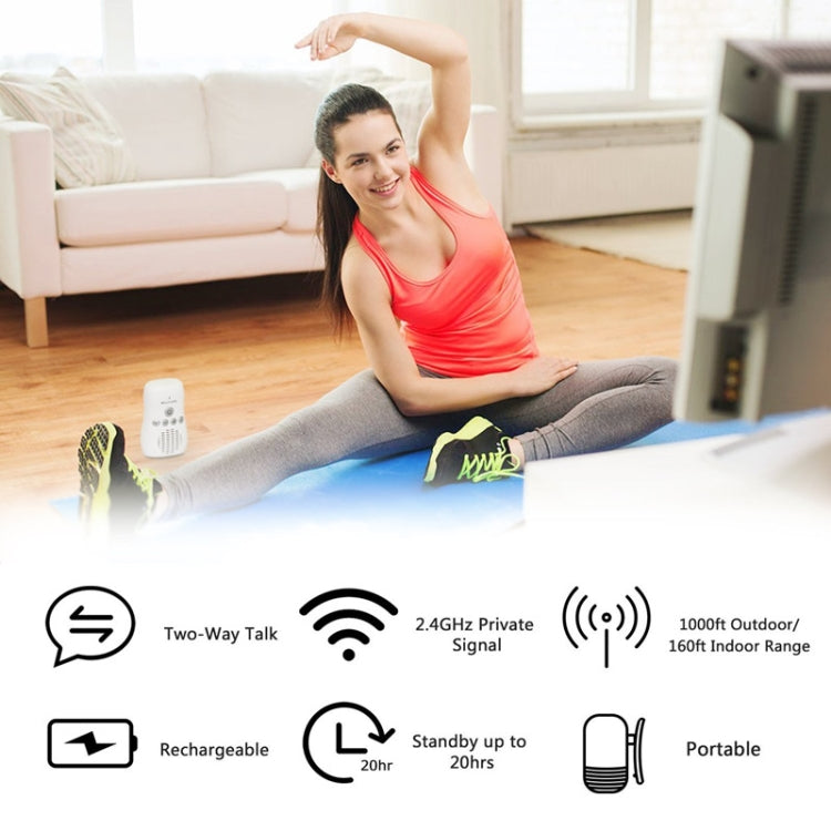 DBM-8 Baby Monitor Audio Wireless Bidirezionale 20m