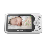 VB801 Baby monitor per videocamera per visione notturna da 4,3 pollici, videocamera audio per interfono wireless, rilevamento della temperatura, VB801