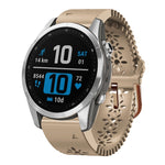 Cinturino in silicone da donna da 20 mm con punzone in pizzo, For Garmin Fenix 7S, For Garmin Fenix 7S Solar, For Garmin Fenix 7S Sapphire Solar