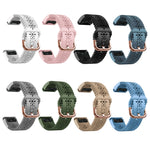 Cinturino in silicone da donna da 20 mm con punzone in pizzo, For Garmin Fenix 7S, For Garmin Fenix 7S Solar, For Garmin Fenix 7S Sapphire Solar