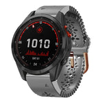 Cinturino in silicone da donna da 20 mm con punzone in pizzo, For Garmin Fenix 7S, For Garmin Fenix 7S Solar, For Garmin Fenix 7S Sapphire Solar