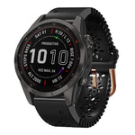 Cinturino in silicone da donna da 20 mm con punzone in pizzo, For Garmin Fenix 7S, For Garmin Fenix 7S Solar, For Garmin Fenix 7S Sapphire Solar