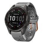 Cinturino in silicone da donna da 20 mm con punzone in pizzo, For Garmin Fenix 7S, For Garmin Fenix 7S Solar, For Garmin Fenix 7S Sapphire Solar