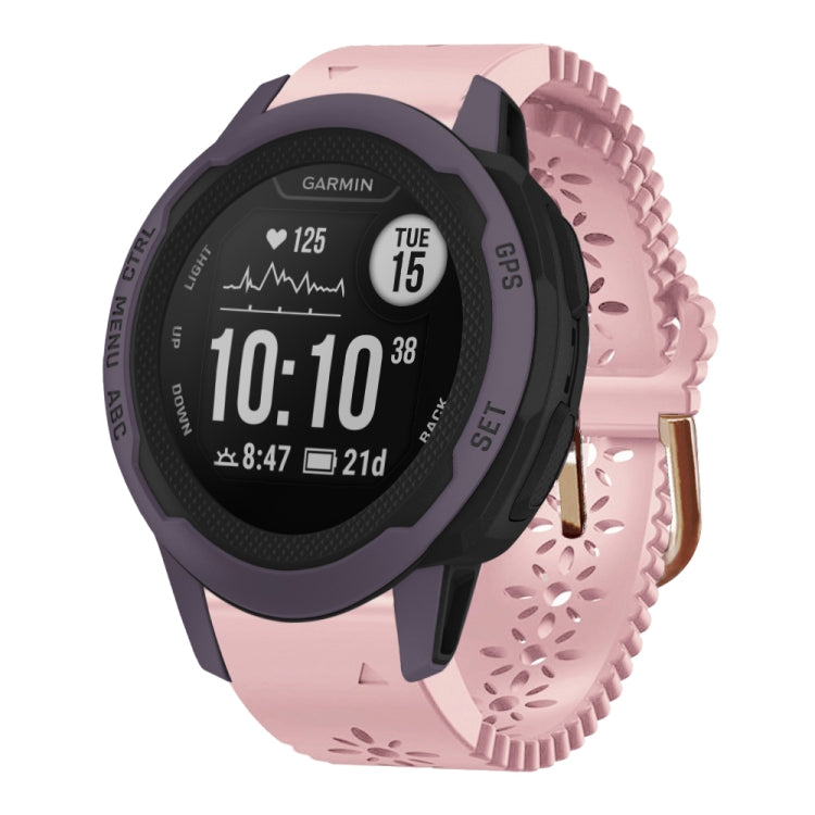 Cinturino in silicone da donna da 20 mm con punzone in pizzo, For Garmin Instinct 2S, For Garmin Fenix 6S, For Garmin Fenix 6S Pro