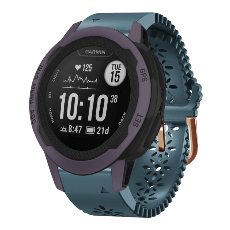 Cinturino in silicone da donna da 20 mm con punzone in pizzo, For Garmin Instinct 2S, For Garmin Fenix 6S, For Garmin Fenix 6S Pro