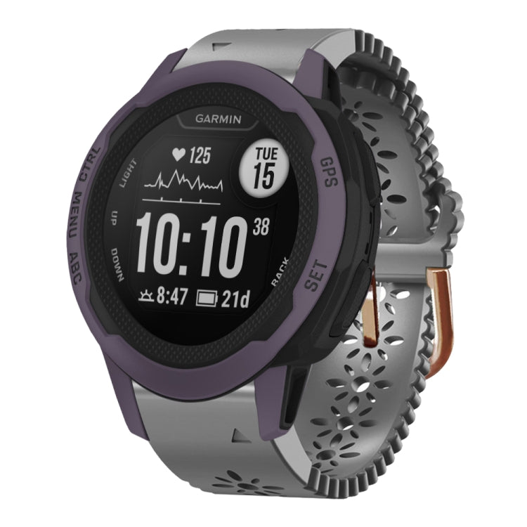 Cinturino in silicone da donna da 20 mm con punzone in pizzo, For Garmin Instinct 2S, For Garmin Fenix 6S, For Garmin Fenix 6S Pro