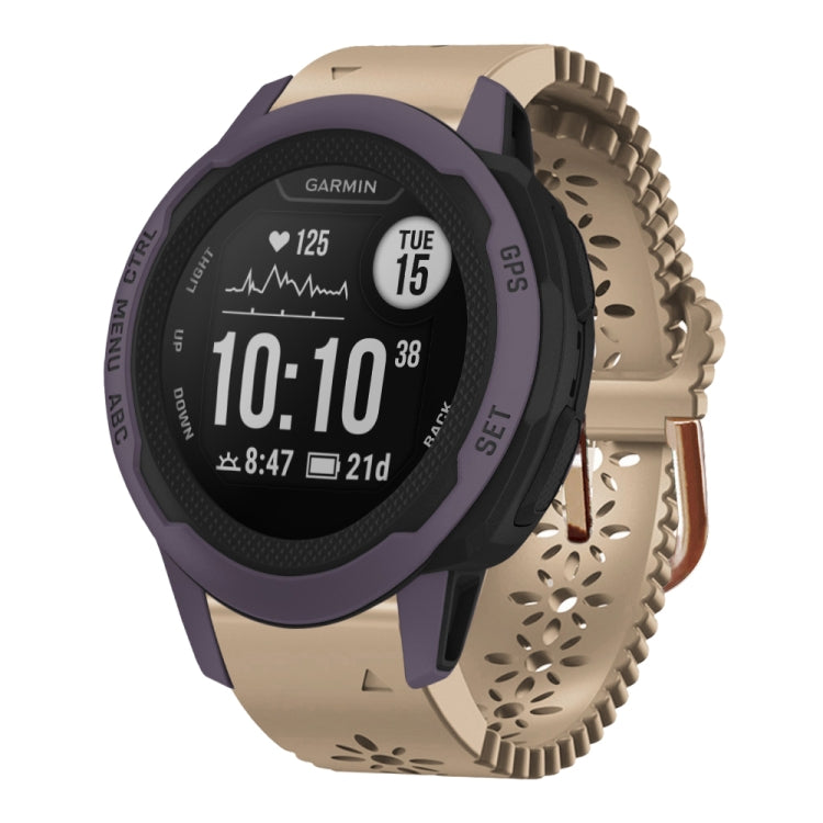 Cinturino in silicone da donna da 20 mm con punzone in pizzo, For Garmin Instinct 2S, For Garmin Fenix 6S, For Garmin Fenix 6S Pro