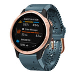 Cinturino in silicone da donna da 20 mm con punzone in pizzo, For Garmin Instinct 2S, For Garmin Fenix 6S, For Garmin Fenix 6S Pro