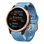 Cinturino in silicone da donna da 20 mm con punzone in pizzo, For Garmin Instinct 2S, For Garmin Fenix 6S, For Garmin Fenix 6S Pro