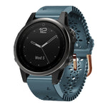Cinturino in silicone da donna da 20 mm con punzone in pizzo, For Garmin Fenix 5S, For Garmin Fenix 5S Plus