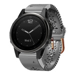 Cinturino in silicone da donna da 20 mm con punzone in pizzo, For Garmin Fenix 5S, For Garmin Fenix 5S Plus