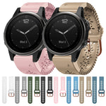 Cinturino in silicone da donna da 20 mm con punzone in pizzo, For Garmin Fenix 5S, For Garmin Fenix 5S Plus