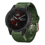 Cinturino in silicone da donna da 20 mm con punzone in pizzo, For Garmin Fenix 5S, For Garmin Fenix 5S Plus
