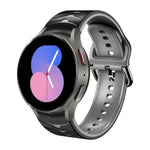 Cinturino in silicone con trama curva, For Samsung Galaxy Watch 5 44mm