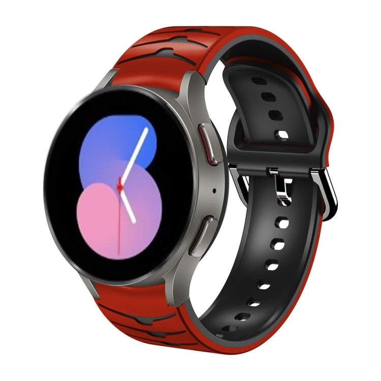 Cinturino in silicone con trama curva, For Samsung Galaxy Watch 5 44mm