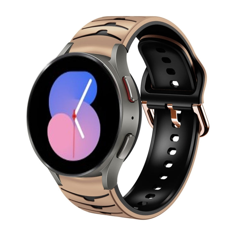 Cinturino in silicone con trama curva, For Samsung Galaxy Watch 5 44mm