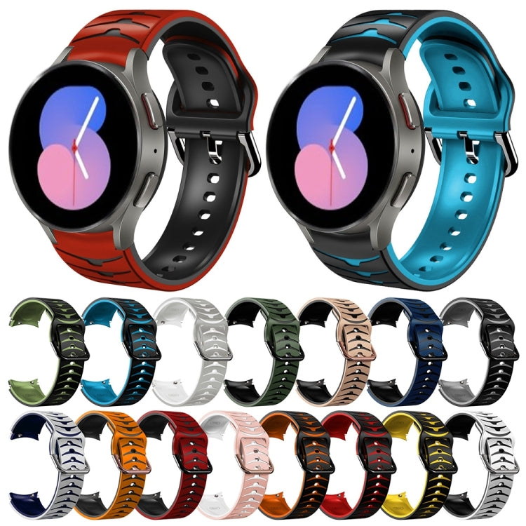 Cinturino in silicone con trama curva, For Samsung Galaxy Watch 5 44mm
