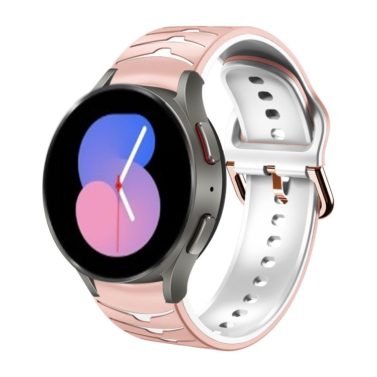 Cinturino in silicone con trama curva, For Samsung Galaxy Watch 5 40mm