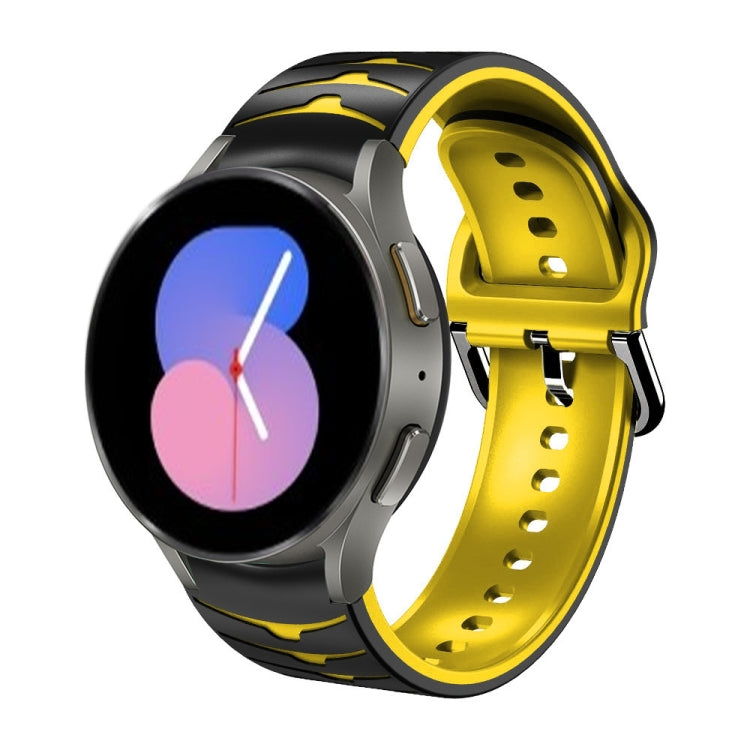 Cinturino in silicone con trama curva, For Samsung Galaxy Watch 5 40mm