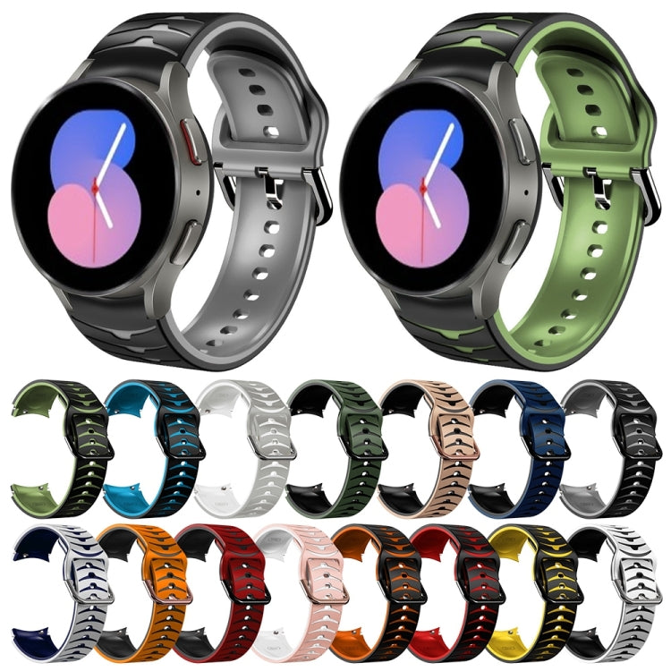 Cinturino in silicone con trama curva, For Samsung Galaxy Watch 5 40mm