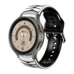 Cinturino in silicone con trama curva, For Samsung Galaxy Watch 5 Pro 45mm