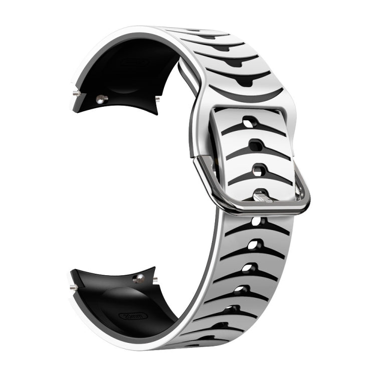 Cinturino in silicone con trama curva, For Samsung Galaxy Watch 5 Pro 45mm