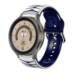 Cinturino in silicone con trama curva, For Samsung Galaxy Watch 5 Pro 45mm